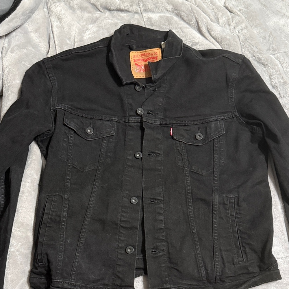 Levi's Men's Charcoal Denim Jacket